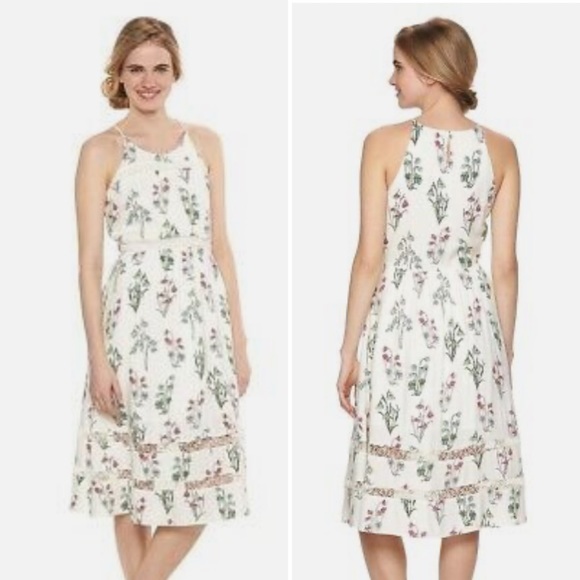 Disney x LC Lauren Conrad Alice in Wonderland Print Midi Dress - Picture 3 of 16